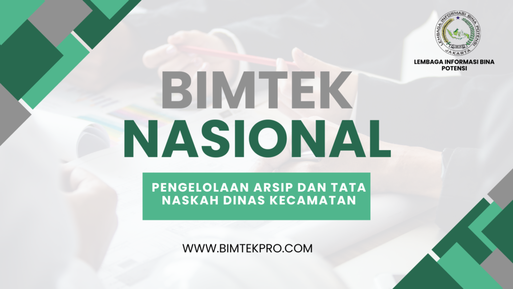 PENGELOLAAN ARSIP DAN TATA NASKAH DINAS KECAMATAN